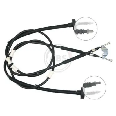 Original Cable de accionamiento, freno de estacionamiento A.B.S. K17305